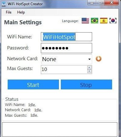 Wi-Fi HotSpot Creator